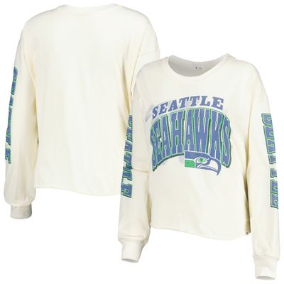 47 Brand Seahawks Brush Back Parkway Long Sleeve T-Shirt - Women's