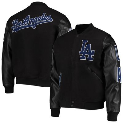 Pro Standard Dodgers Varsity Logo Full-Zip Jacket - Men's