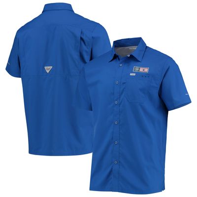 Columbia Cubs Slack Tide Camp Omni-Shade Button-Up Shirt - Men's