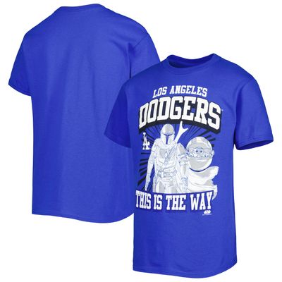Outerstuff Dodgers Star Wars This is the Way T-Shirt - Boys' Grade School