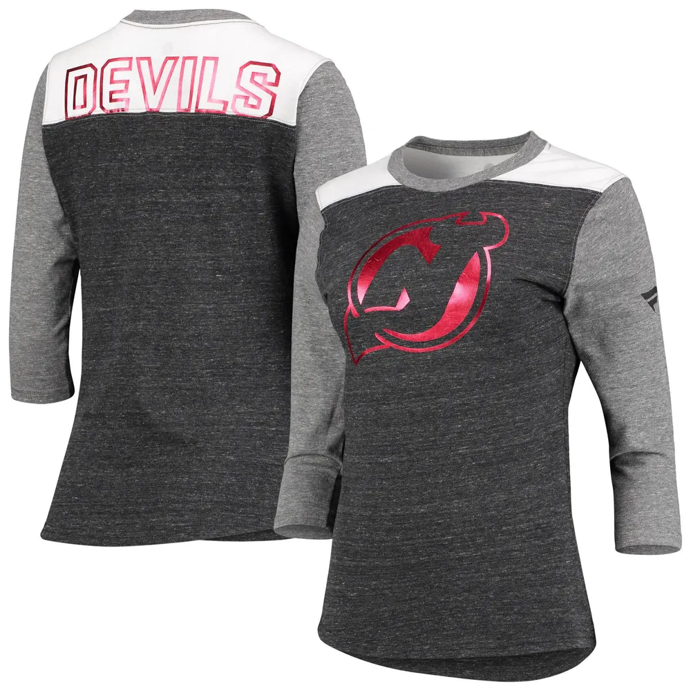 Fanatics Devils Iconic 3/4-Sleeve T-Shirt - Women's