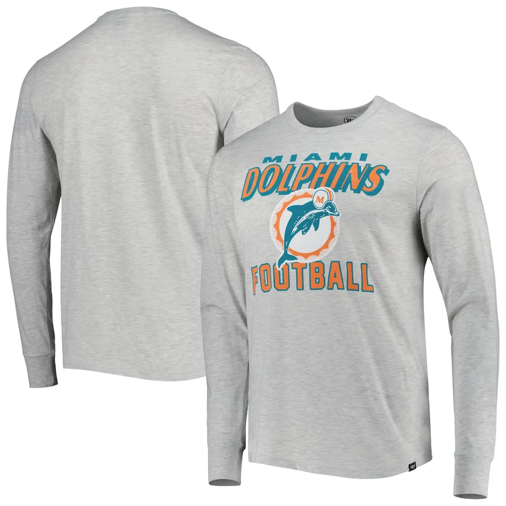 47 Brand Dolphins Dozer Franklin Long Sleeve T-Shirt - Men's