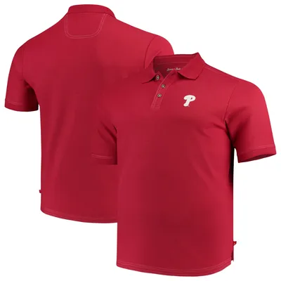 Antigua MLB Philadelphia Phillies Nova Short-Sleeve Colorblock Polo Shirt - L