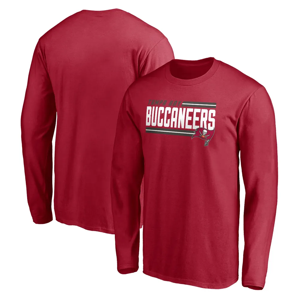 Fanatics Buccaneers On Side Stripe Long Sleeve T-Shirt - Men's