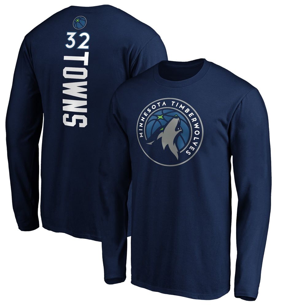 Fanatics Timberwolves Team Playmaker Long Sleeve T-Shirt - Men's