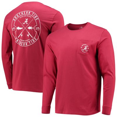 Southern Tide Alabama Catch & Release Long Sleeve T-Shirt - Men's