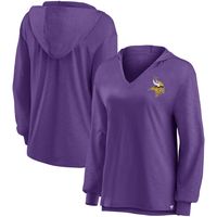 Fanatics Vikings Jumper V-Neck Pullover Hoodie - Women's