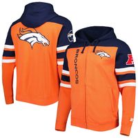 Starter Broncos Extreme Full-Zip Hoodie Jacket - Men's