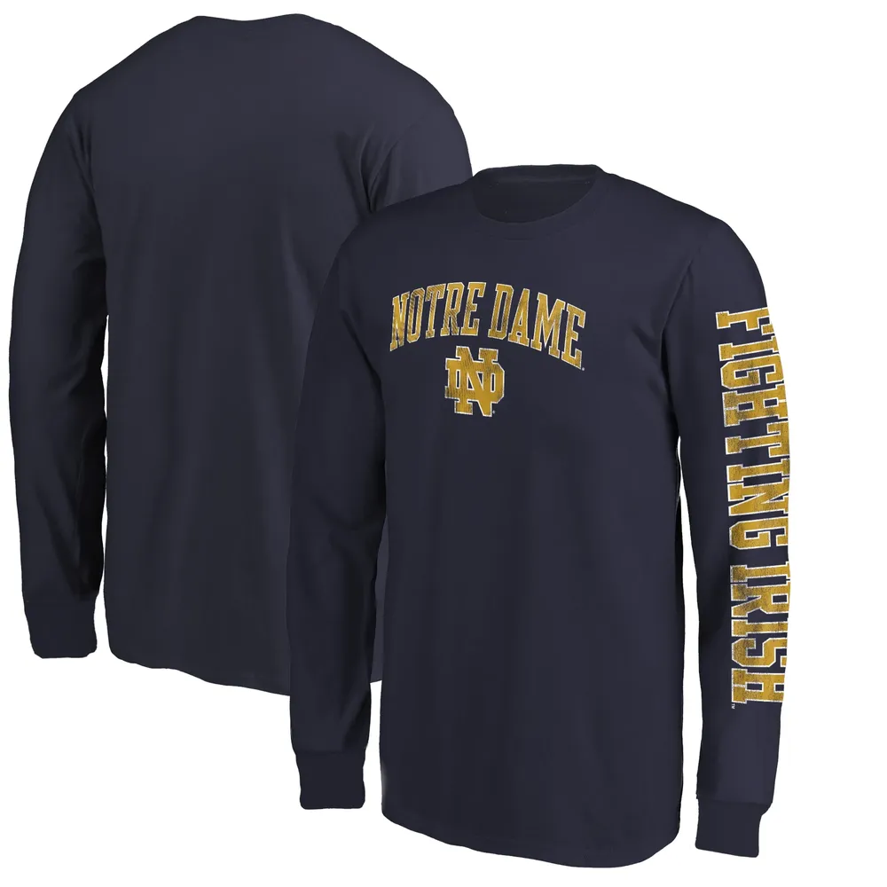 Fanatics Notre Dame Distressed Daol Long Sleeve T-Shirt - Men's