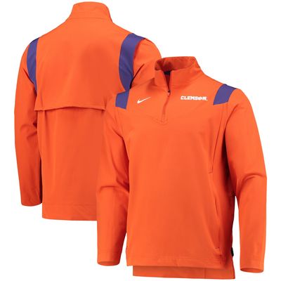 Nike Clemson 2021 Team Coach Quarter-Zip Jacket - Men's