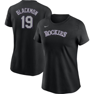 Women's Tiny Turnip White/Black Colorado Rockies TT Rex 3/4-Sleeve Raglan T-Shirt Size: Large