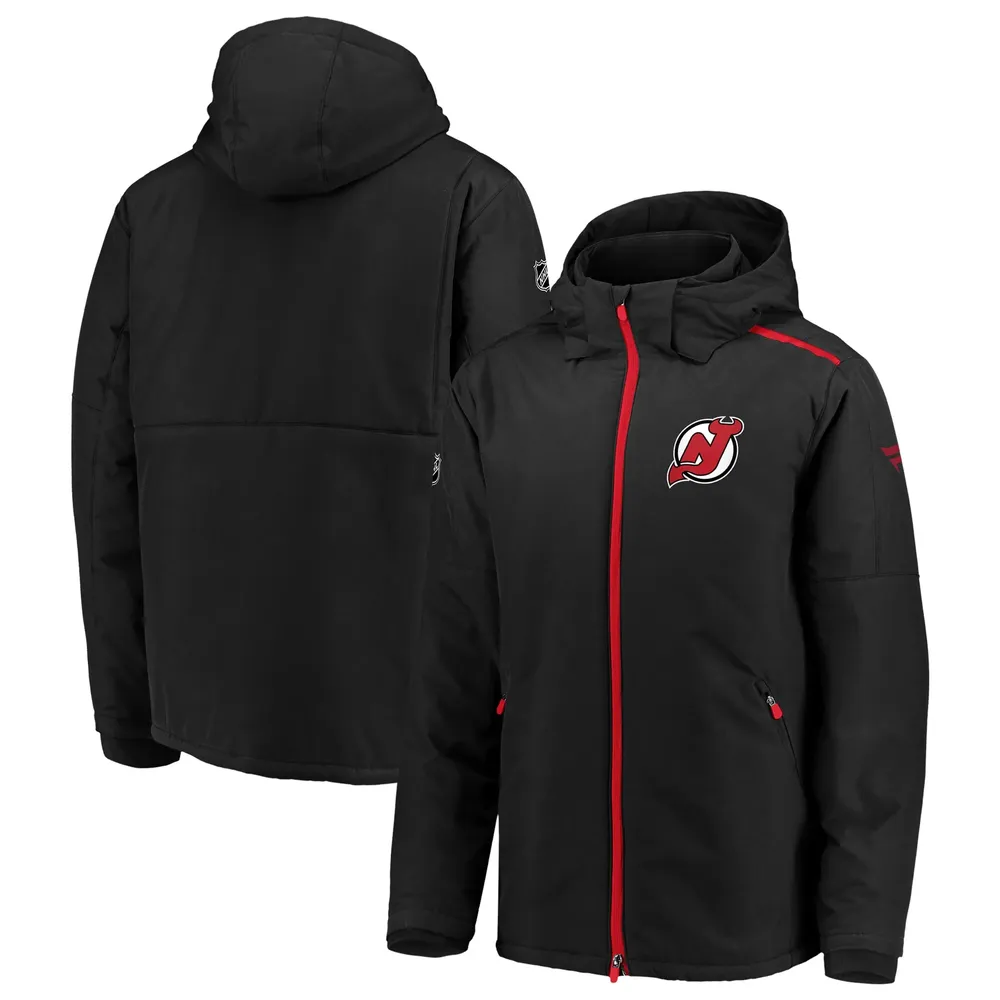 Fanatics Devils Authentic Pro Rink Hoodie Full-Zip Parka - Men's