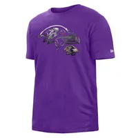 New Era Ravens 2022 Sideline Ink Dye T-Shirt - Men's