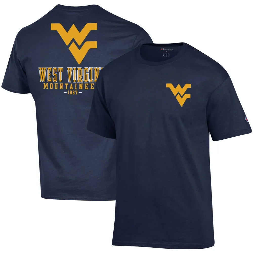 Champion West Virginia Stack 2-Hit T-Shirt - Men's