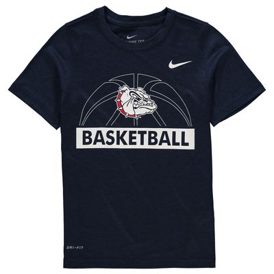 Nike Gonzaga Basketball Logo Performance T-Shirt - Boys' Grade School