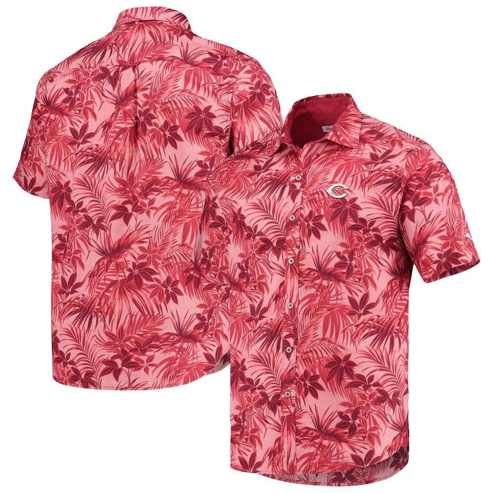 Tommy Bahama Reds Sport Reign Forest Fronds Button-Up Shirt - Men's
