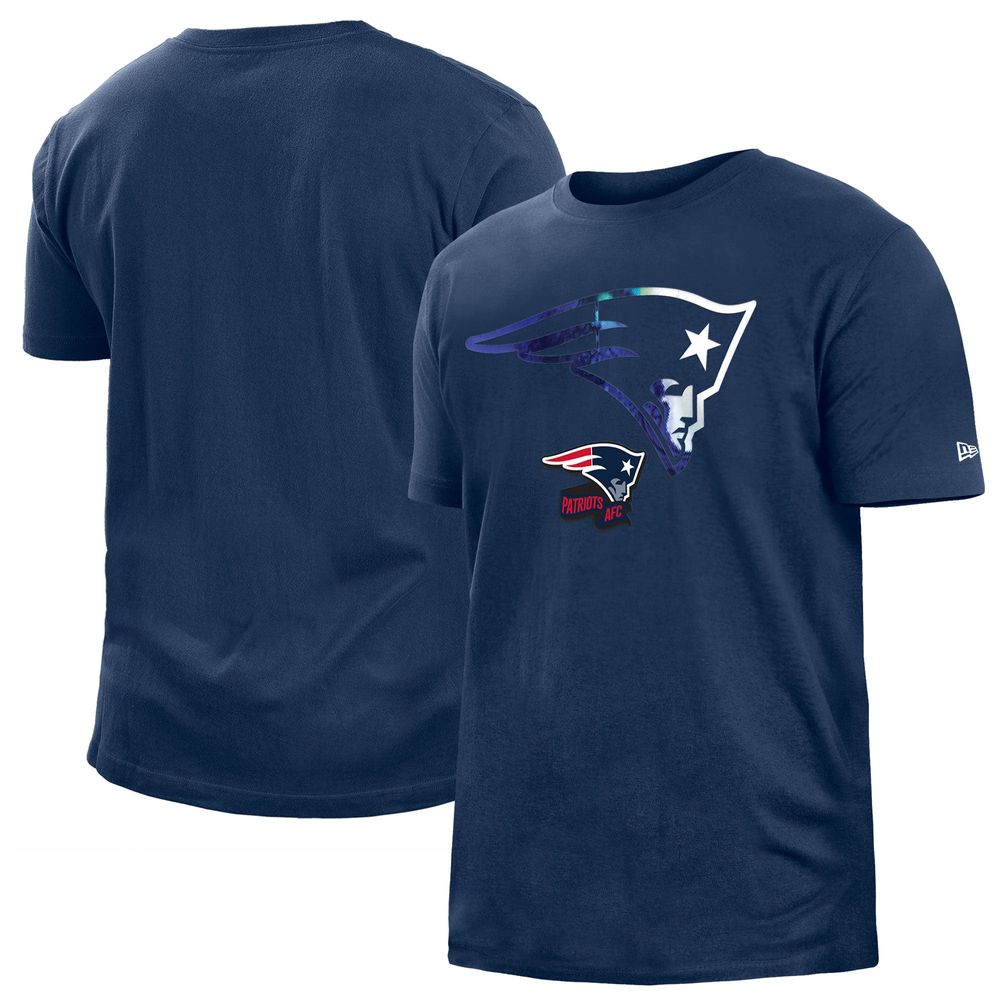 Men's New Era Black New England Patriots 2022 Sideline Ink Dye