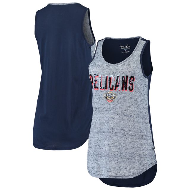 Lids Cleveland Indians Touch Women's Rebel Ombre Tri-Blend Racerback Tank  Top - Navy