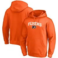 Fanatics Flyers Team Lockup Fitted Pullover Hoodie - Men's