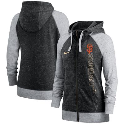 Nike Giants Pocket Gym Vintage Full-Zip Hoodie - Women's