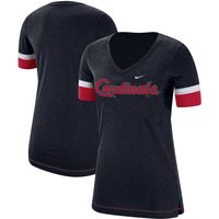 Nike Cardinals Mesh V-Neck T-Shirt - Women's