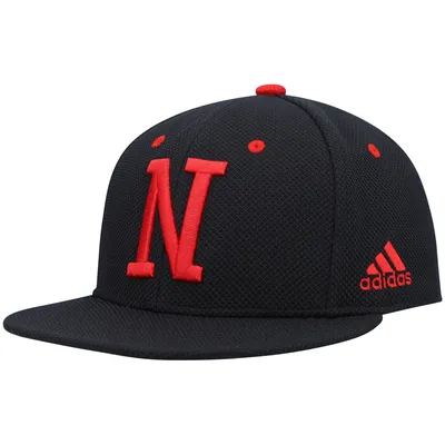 adidas Nebraska On-Field Baseball Fitted Hat - Men's