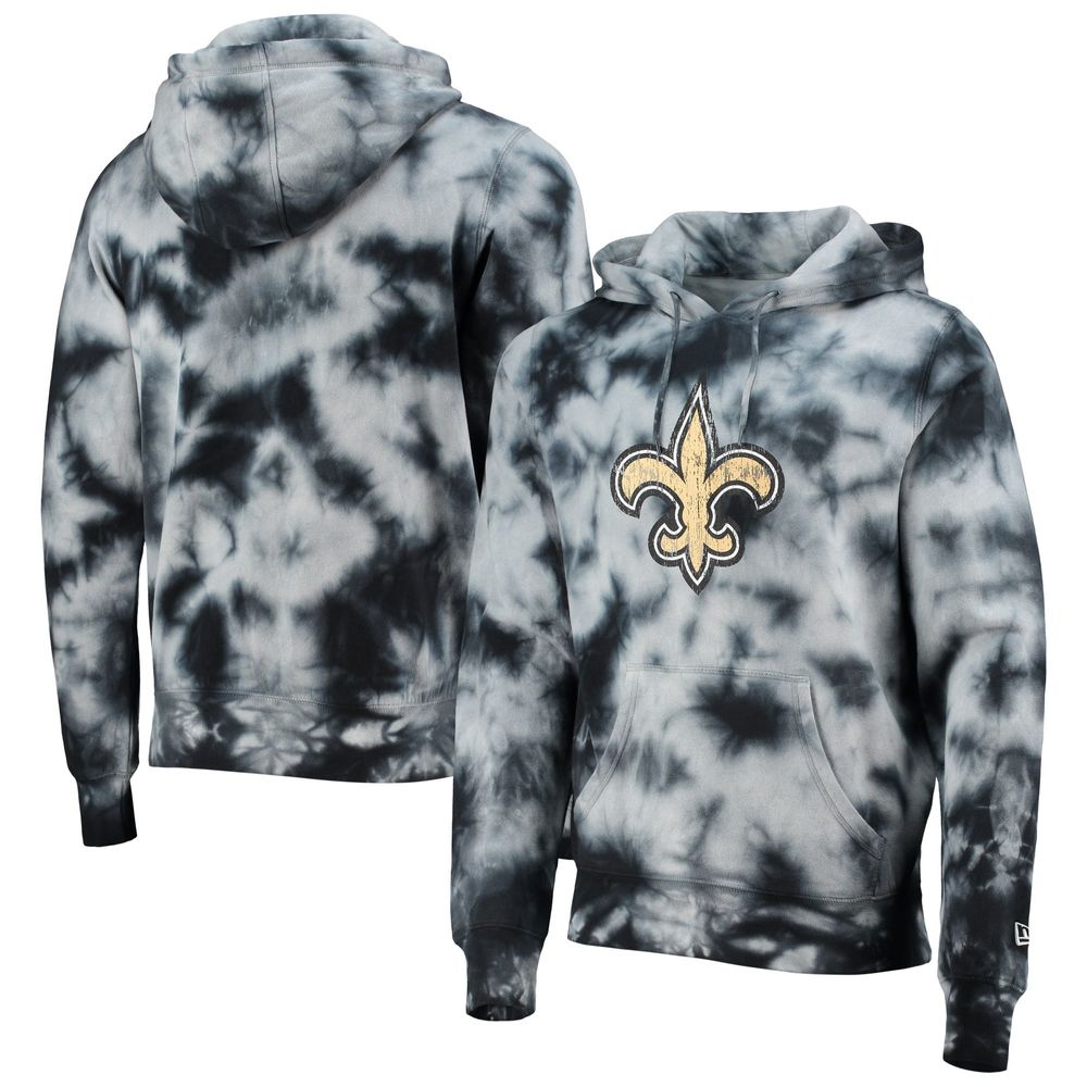 New Era Saints Tie-Dye Pullover Hoodie - Men's