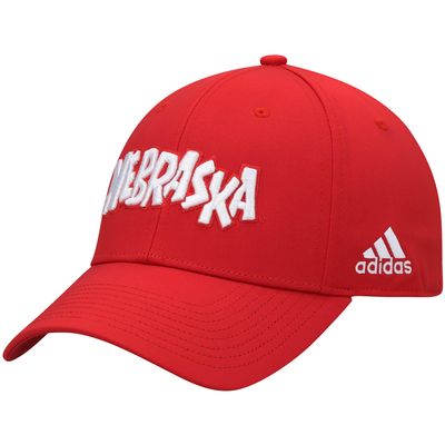 adidas Nebraska Team Flex Hat - Men's