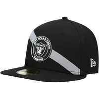 New Era Raiders Stripe 59FIFTY Fitted Hat - Men's