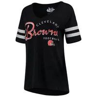 Touch Browns Triple Play V-Neck T-Shirt - Women's