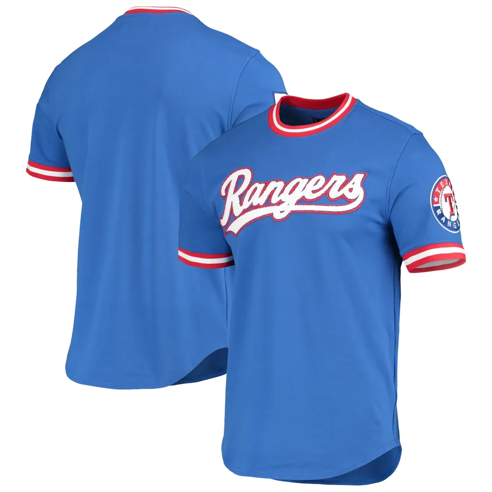 New Era Texas Rangers Men's Throwback Pinstripe Crew Shirt - Macy's