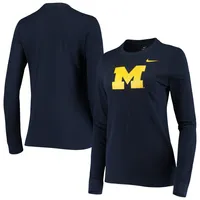 Nike Michigan Logo Performance Long Sleeve T-Shirt - Women's