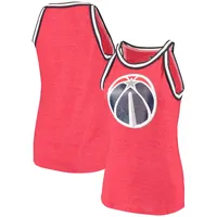 5th & Ocean by New Era Wizards Striped Trim Tri-Blend Tank Top - Women's