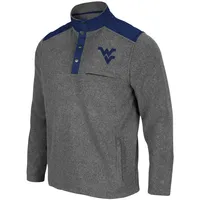 Colosseum West Virginia Huff Snap Pullover - Men's