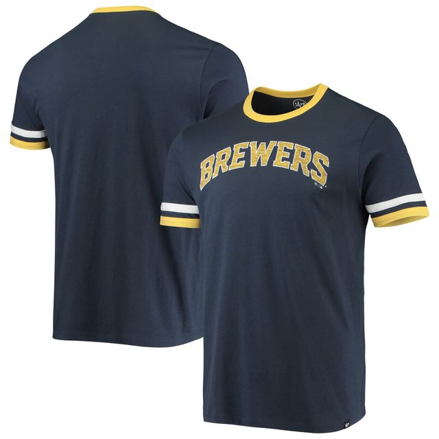Majestic Milwaukee Brewers Polo Shirt Size Men's Large