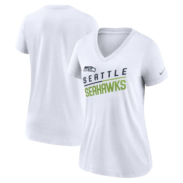 Dick's Sporting Goods Nike Women's San Francisco 49ers Slant White V-Neck  T-Shirt