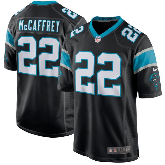 Men's Fanatics Branded Christian McCaffrey Blue Carolina Panthers Player  Icon Name & Number T-Shirt