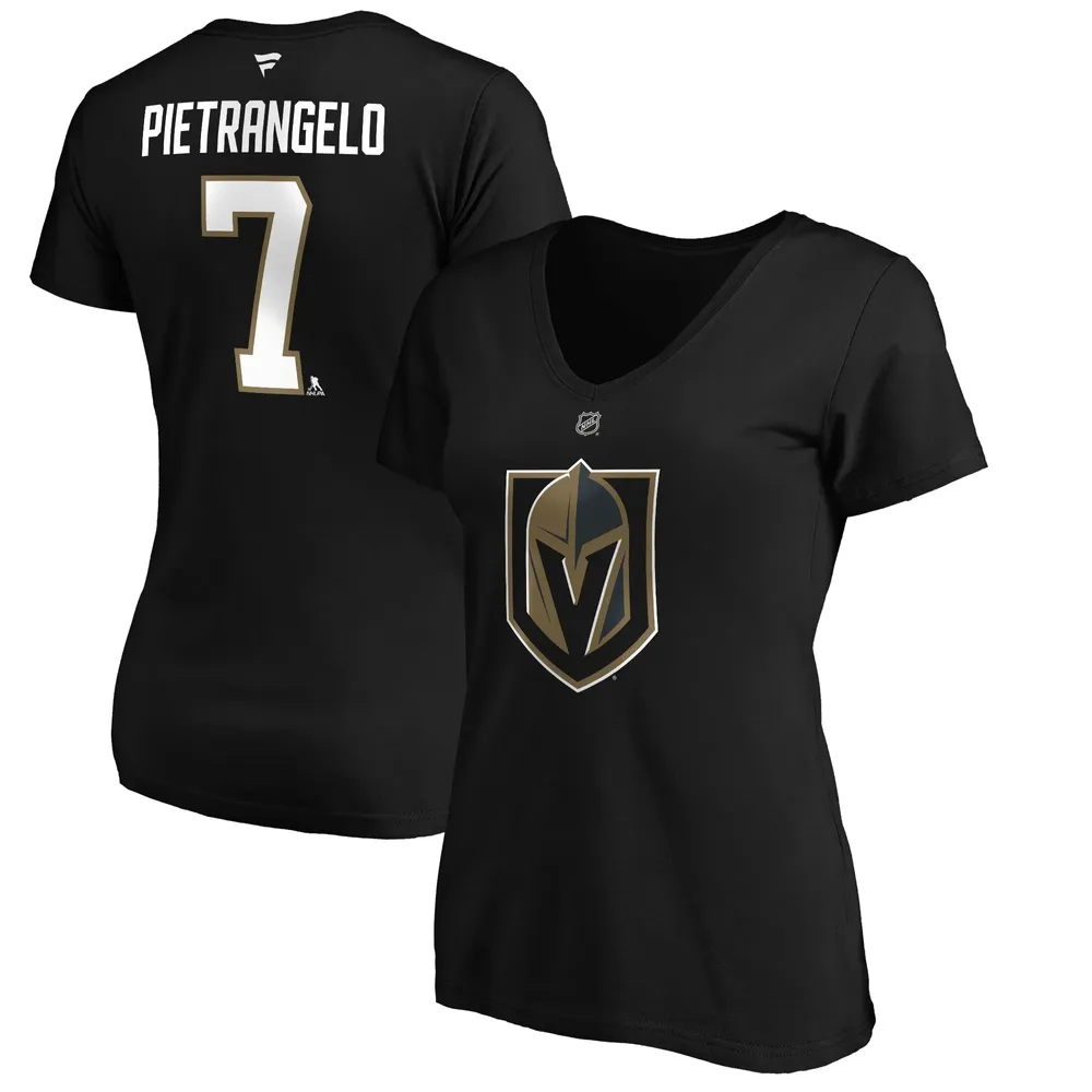 Fanatics Golden Knights Authentic Stack V-Neck T-Shirt - Women's