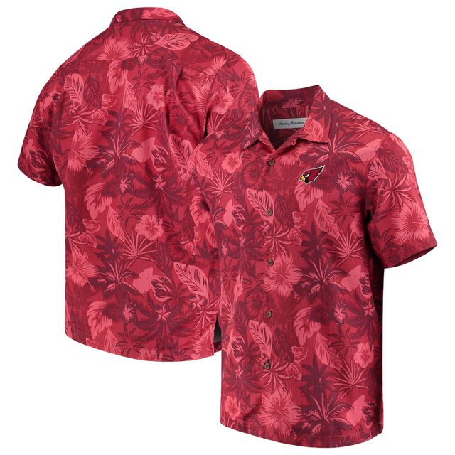 Tommy Bahama Cardinals Fuego Floral Woven Button-Up Shirt - Men's