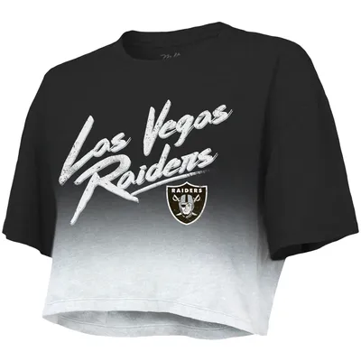 Nike Black And Silver-tone Las Vegas Raiders Throwback Raglan Long