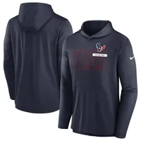 Nike Texans Lightweight Hooded Long Sleeve T-Shirt - Men's