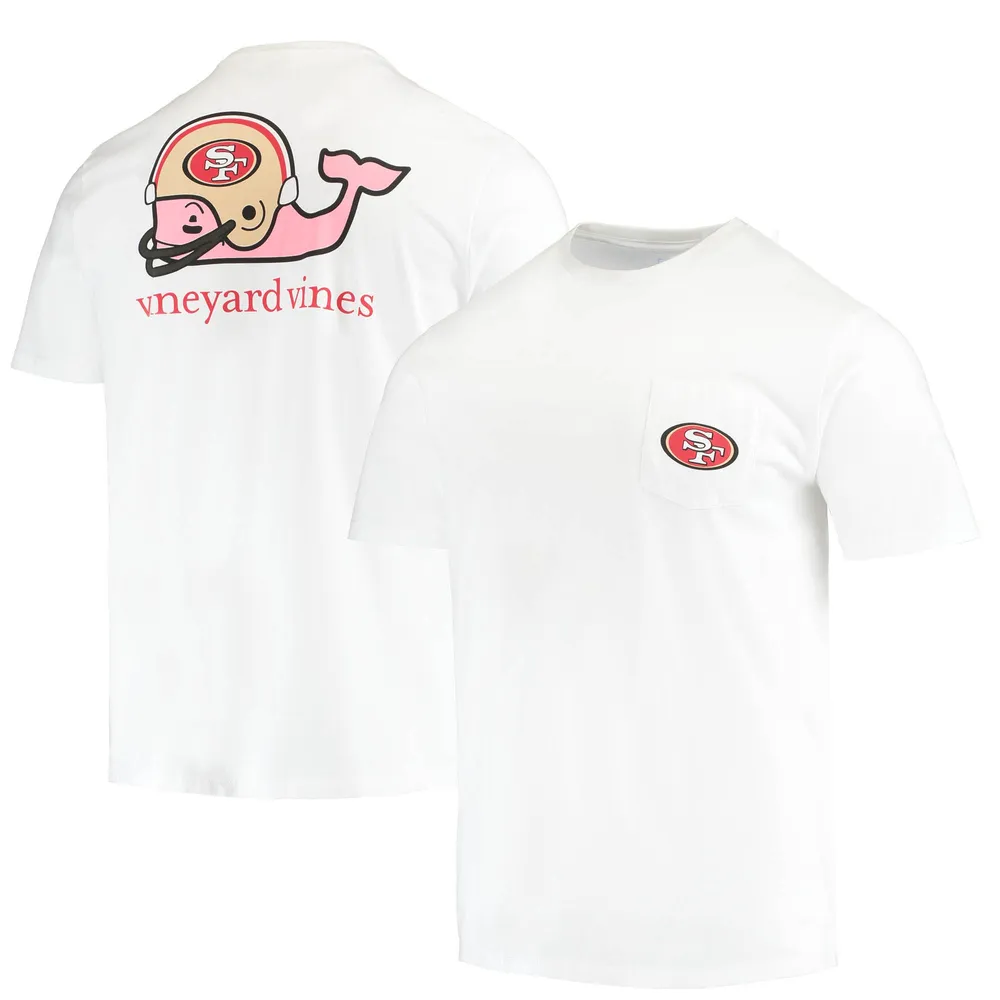 Vineyard Vines 49ers Team Whale Helmet T-Shirt - Men's