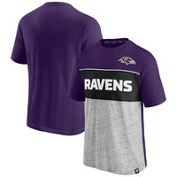 Fanatics Ravens Colorblock T-Shirt - Men's