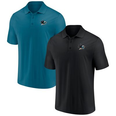 Fanatics Sharks Primary Logo Polo Combo Set - Men's