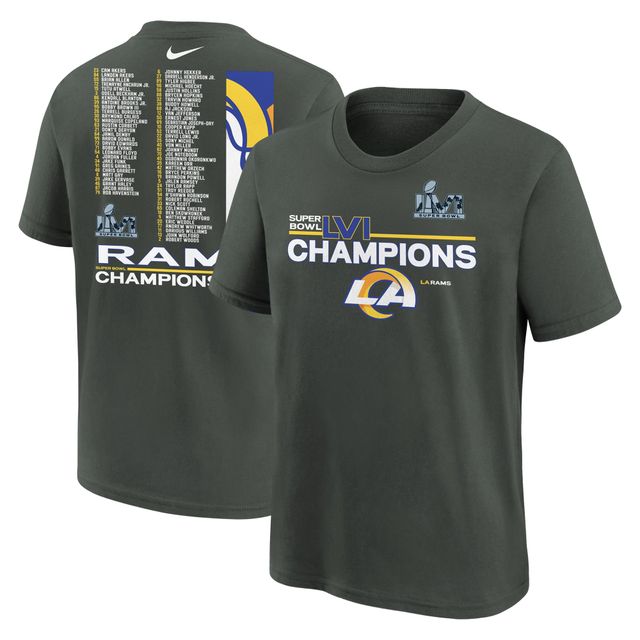 Los Angeles Rams Nike Super Bowl LVI Champions Roster T-Shirt