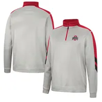 Colosseum Ohio State Bushwood Fleece Quarter-Zip Jacket - Men's