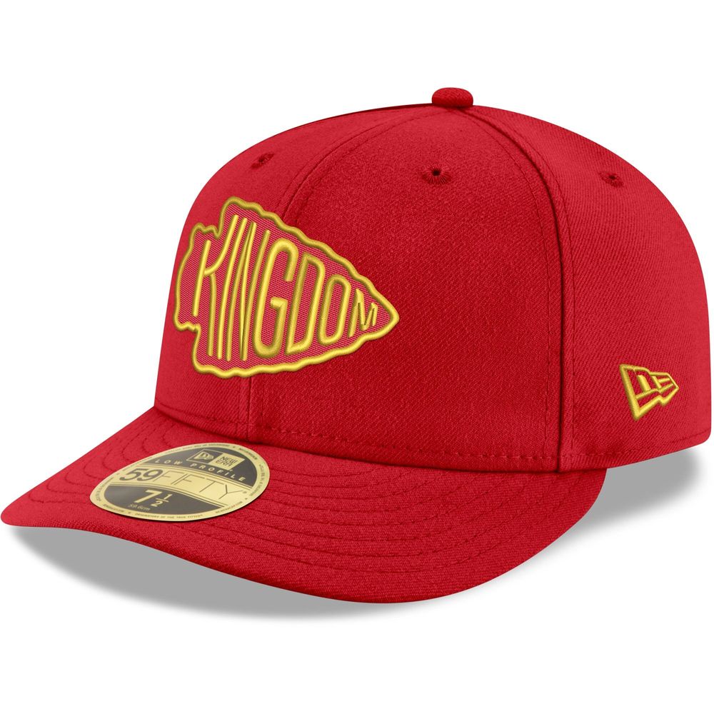 Men's New Era White Kansas City Chiefs Omaha Low Profile 59FIFTY