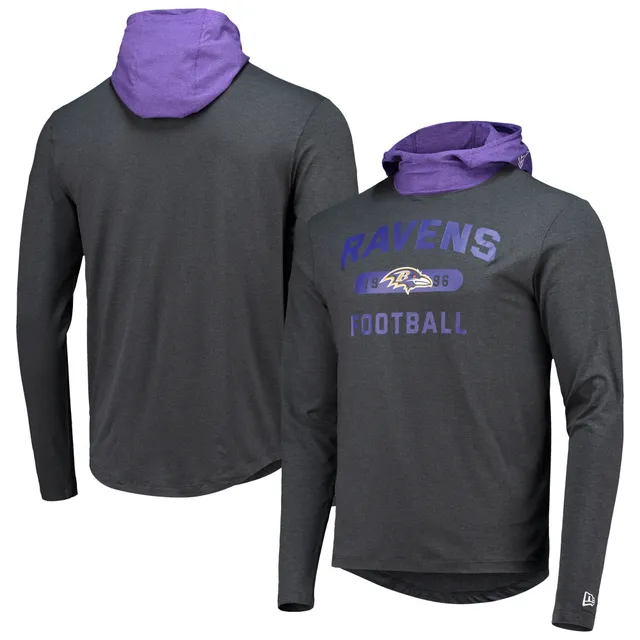 Men's Baltimore Ravens Nike Black Sideline Pop Performance Pullover Long  Sleeve Hoodie T-Shirt