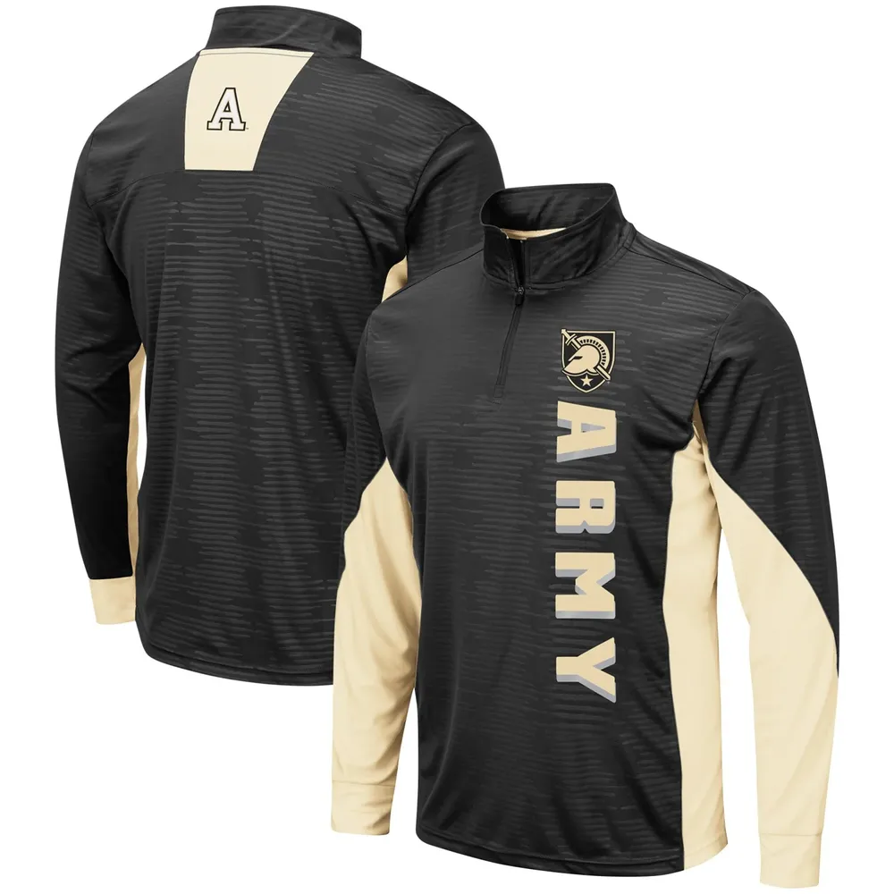 Colosseum Army Bart Windshirt Quarter-Zip Pullover Jacket - Men's