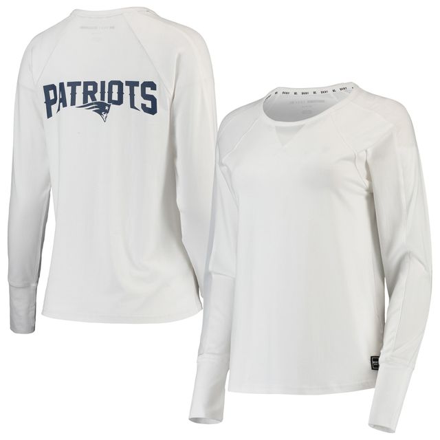 New England Patriots Nike Women's Prime Split Long Sleeve T-Shirt - Navy